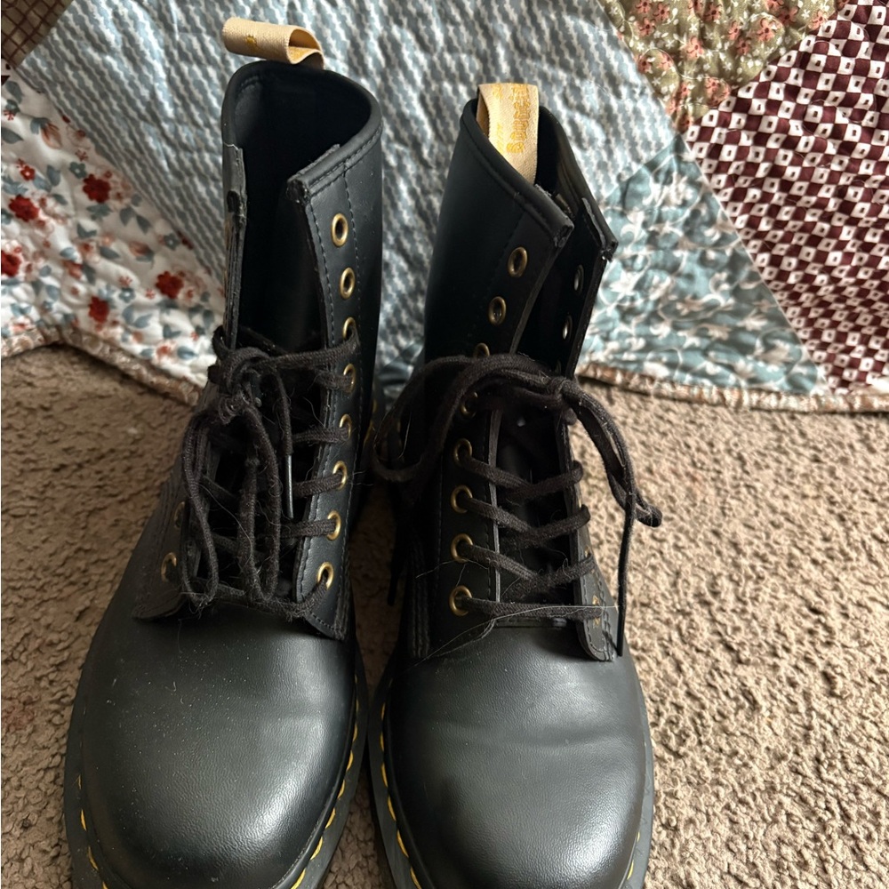 Dr. Martens Black Leather Boots
